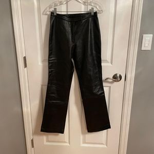 R&O Brand Ladies Genuine Leather Pants Size 2
